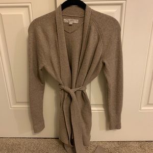 Loft belted cardigan sweater